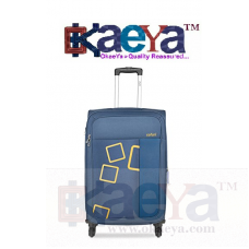 OkaeYa Safari Fabric 71 cms Navy Blue Soft Sided Carry-On (TETRA 4W 69 NAVY BLUE)